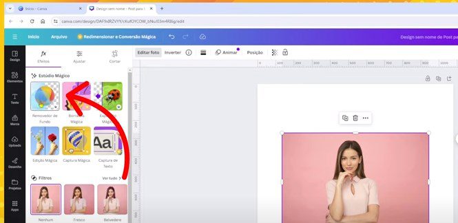 Como Remover Fundo de Foto no Canva
